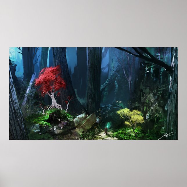 Grimoire: Manastorm Concept Art - Forest Scene Poster (Front)