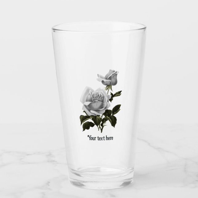 Grimoire White Rose Glass (Front)