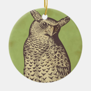Grimoires Owl Ornament