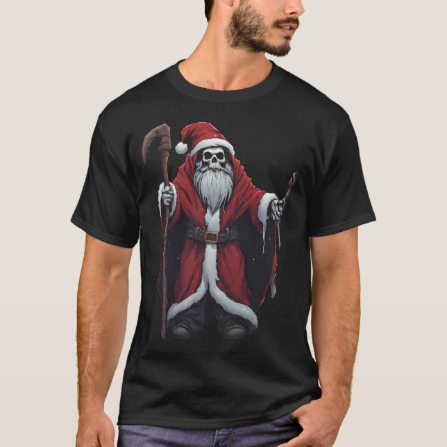 Grimreaper Santa T-Shirt (Front)