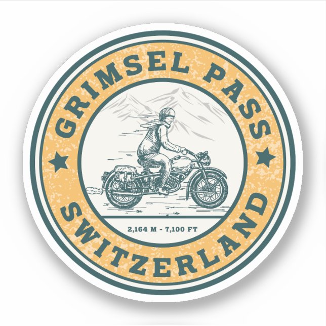  Grimsel Pass swiss–alps motorcycle tour (Front)
