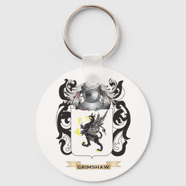 Grimshaw Coat of Arms Key Ring (Front)