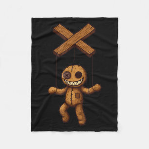 Grimstring – Soky Playful Puppet Marionette Cartoo Fleece Blanket