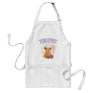 grin and bear-cook standard apron