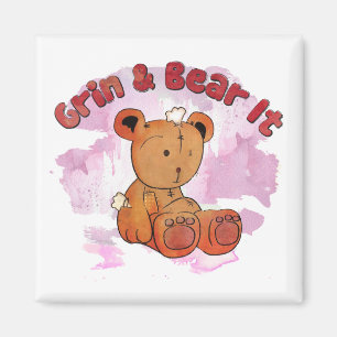 grin and bear it magnet
