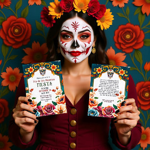 💀🎉Grin and Garlanda Invitation