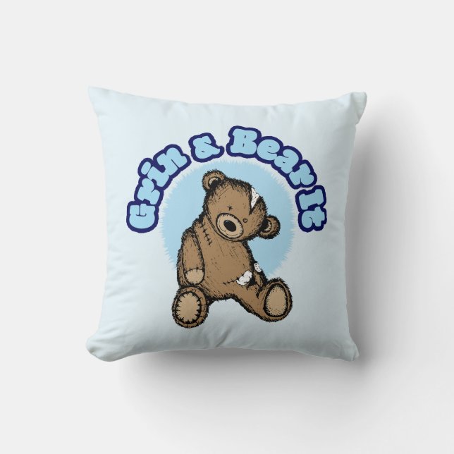 Grin & Bear It Cushion (Front)