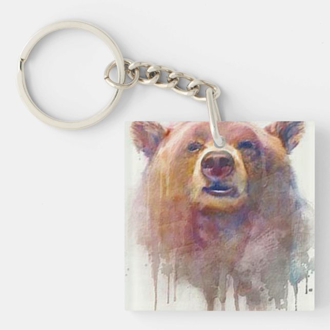 "Grin & Bear it" Key Ring (Front)