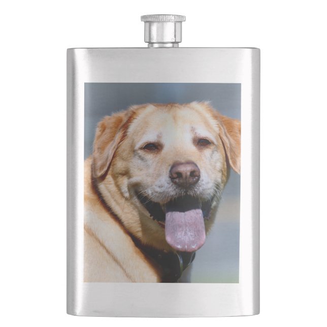 Grin Hip Flask (Front)