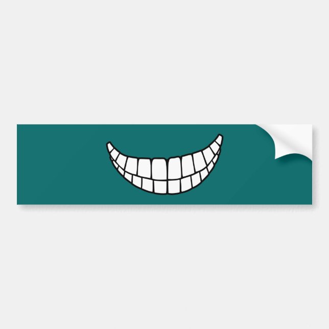 Grin II Bumper Sticker (Front)