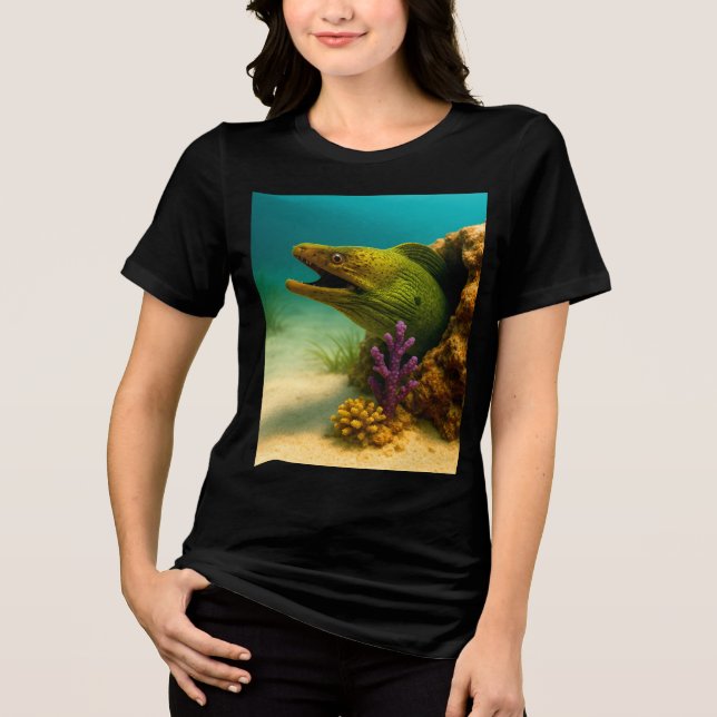 Grin of the Reef Tri-Blend Shirt (Front)
