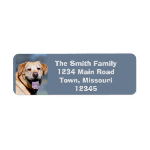 Grin Return Address Label