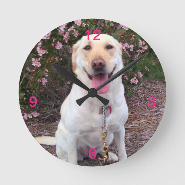 grin round clock (Front)