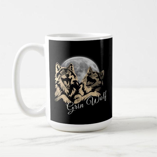 Grin Wolf Mug (Left)