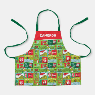 Grinch   12 Days of Grinchmas Pattern Apron