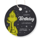 Grinch Chalkboard Birthday Favour