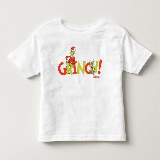 Grinch! Character Logo Graphic Toddler T-Shirt (Front)