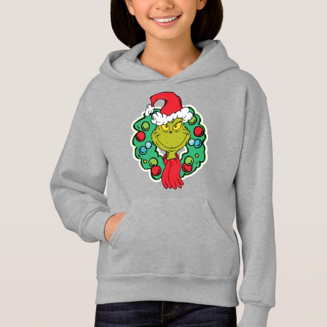 Grinch | Christmas Holiday Wreath (Front)