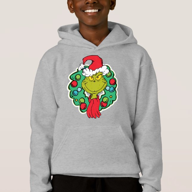 Grinch | Christmas Holiday Wreath (Front)