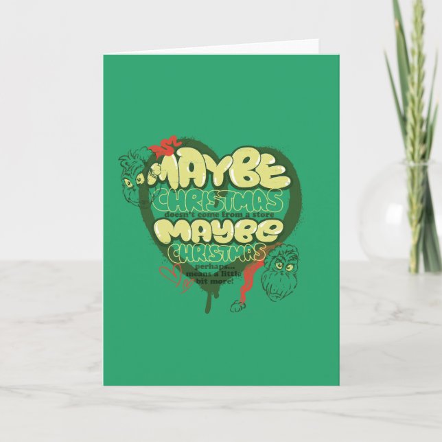 Grinch | Christmas Quote Card (Front)