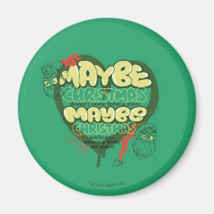 Grinch   Christmas Quote Magnet