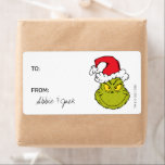 Grinch | Christmas - To From Stickers<br><div class="desc">Add a Grinchy touch to your holiday gifts with these "Grinch Christmas To & From" stickers. Featuring the mischievous Grinch from How the Grinch Stole Christmas, these stickers are perfect for labelling presents, party favours, or gift bags. Whether you’re sending holiday gifts to friends and family or just adding a...</div>