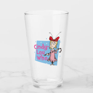 Grinch   Cindy-Lou Who - Candy Cane Glass