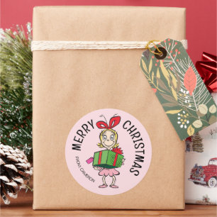 Grinch Cindy-Lou Who Christmas Gift Classic Round Sticker
