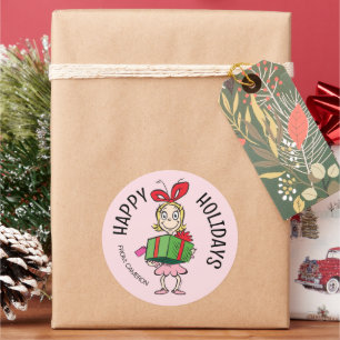Grinch Cindy-Lou Who Christmas Gift Classic Round Sticker