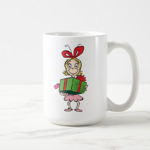 Grinch   Cindy-Lou Who - Holding Present Coffee Mug