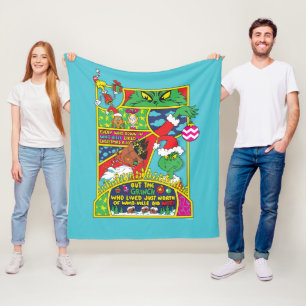 Grinch   Comic Graphic Fleece Blanket