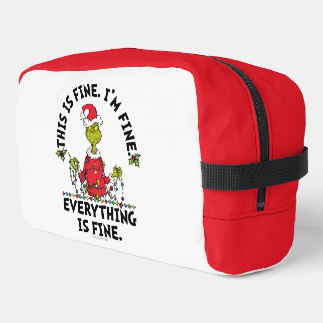 Grinch | Everything is Fine Dopp Kit (Left Corner)