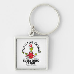 Grinch   Everything is Fine Key Ring