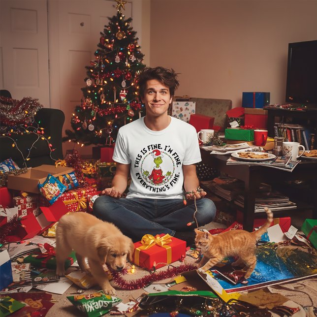 Grinch | Everything's Fine Tri-Blend Shirt (Creator Uploaded)