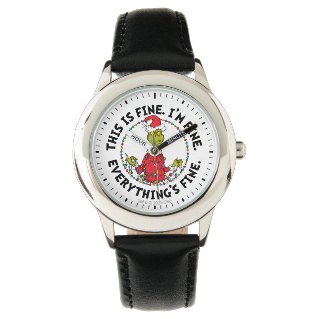 Grinch | Everything's Fine Watch (Front)