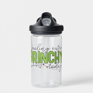 Grinch   Feeling Extra Grinchy Today 4 Water Bottle