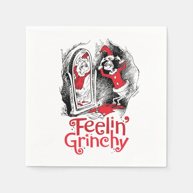 Grinch | Feeling Grinchy Napkin (Front)