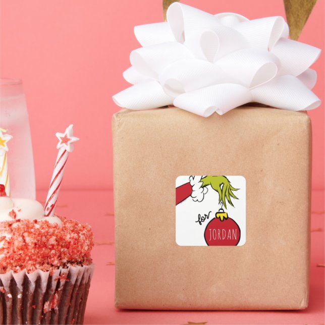 Grinch | For Birthday Christmas Gift Tag (Party)