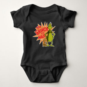 Grinch   Grinch & Max Starburst Baby Bodysuit