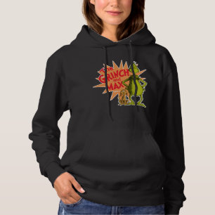Grinch   Grinch & Max Starburst Hoodie