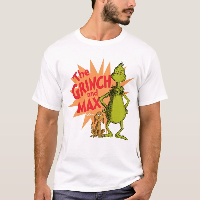 Grinch | Grinch & Max Starburst T-Shirt (Front)