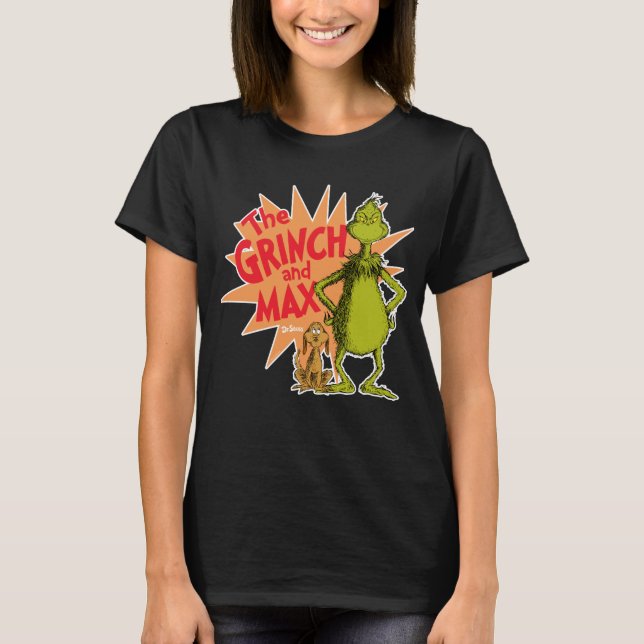 Grinch | Grinch & Max Starburst T-Shirt (Front)