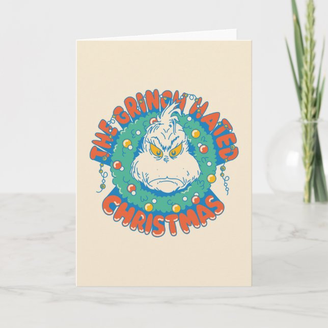 Grinch Hated Christmas Card (Front)