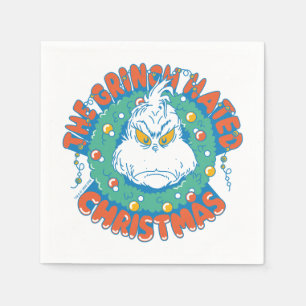 Grinch Hated Christmas Napkin