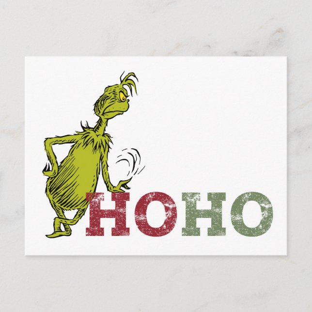 Grinch | Ho Ho Ho Postcard (Front)