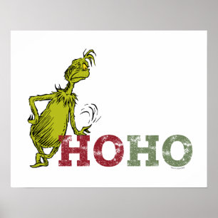Grinch Ho Ho Ho Poster