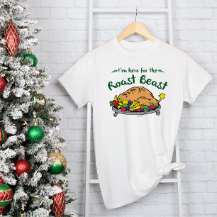 Grinch I'm Here for the Roast Beast Quote T-Shirt