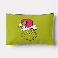 Grinch in Pink Santa Hat