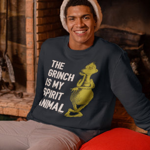 Grinch is my Spirit Animal T-Shirt Quote Sweatshirt