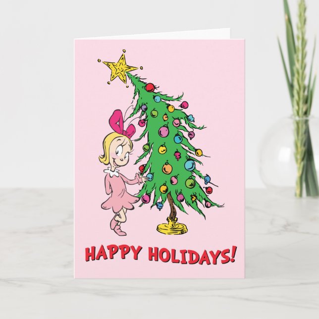 Grinch | I've Been Cindy-Lou Who Good Holiday Card (Front)